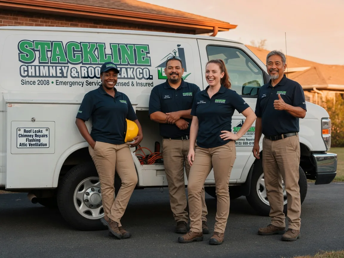 Chimney flashing repair company in Monterey, IN
